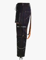 Black and Orange Mens Gothic Pant