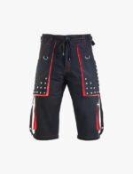 Black and Red Mens Gothic Pant