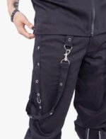 Black Bondage Punk Pant