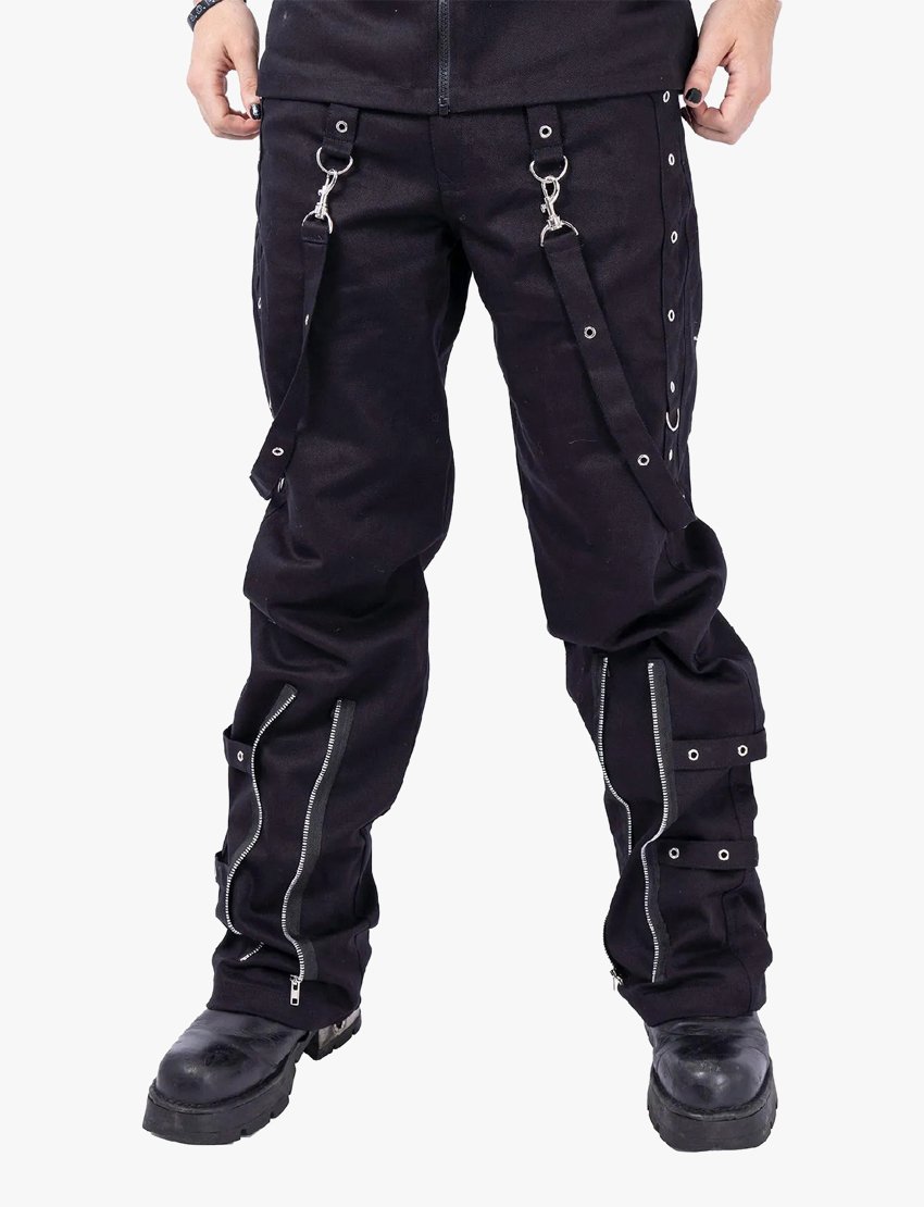 Black Bondage Punk Pant