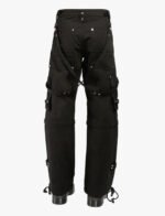 Black Zip Off Gothic Pant