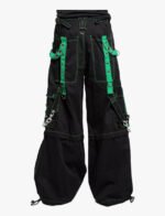 Mens Green Bondage Rave Trouser