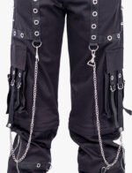Men's Black Gothic Chain Pant