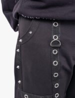 Men's Black Gothic Chain Pant