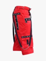 Red Gothic Bondage Shorts