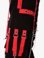 Red Straps Gothic Pant