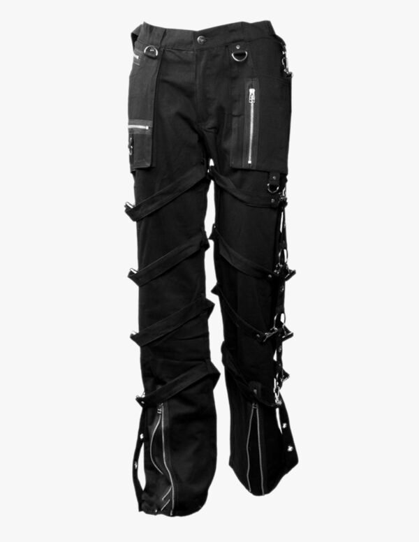 Black Bondage Punk Pant Women