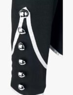 Black Gothic Military Parade Jacket