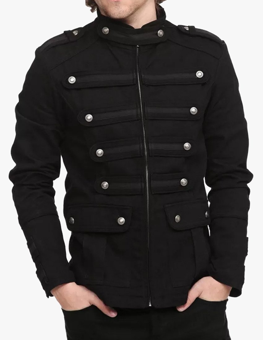 Mens Gothic Military Jacket